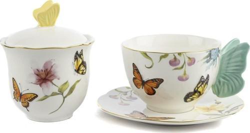 Mariposa Çay Fincanı Ve Şekerlik Seti 250 Cc