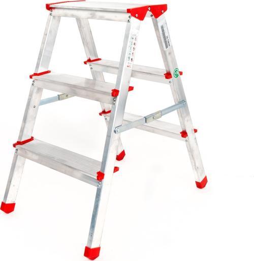 Alüminyum Çift Çıkışlı 3 Basamaklı Merdiven(68 Cm) (Accm.01)