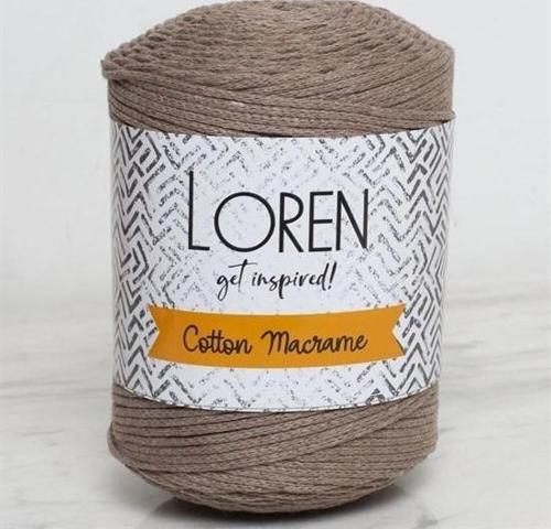 Loren Cotton Macrame Bej - R143 - 34365