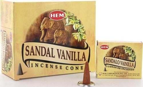 Sandal Vanilla Aromalı Konik Tütsü