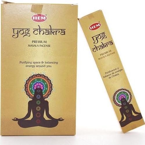 Hem Yog Chakra Masala Aromalı Çubuk Tütsü 15 Gr