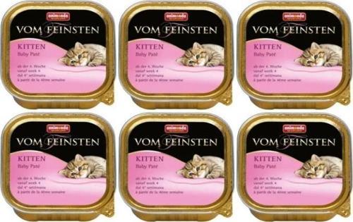 6 Adet Animonda Baby Pate Kedi Konserve 100gr  Karışık Etli