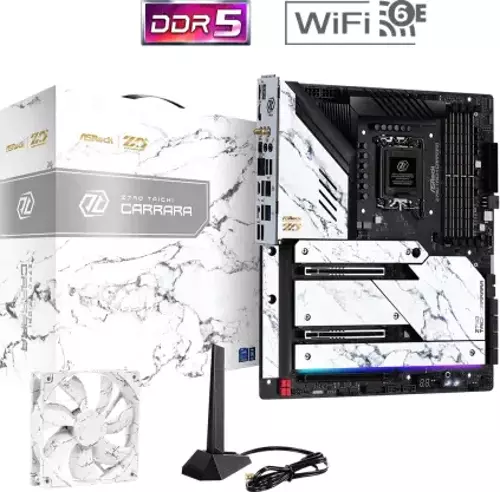 Z790 Taichi Carrara 90-MXBKK0-A0UAYZ Intel Z790 Soket 1700 DDR5 7400+(OC)MHz EATX Gaming (Oyuncu) Anakart