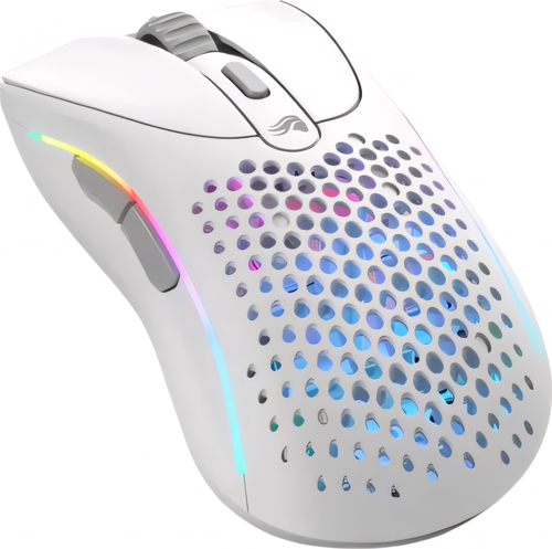 Model D2 GLO-MS-DWV2-MW Kablosuz Mat Beyaz Oyuncu Mouse