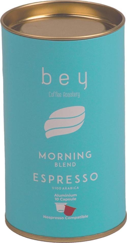 Bey Coffee Roastery Morning Blend Nespresso Uyumlu Aluminyum Kapsül Kahve 10 Adet