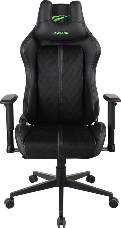 Gamenote GC936A Profesyonel Gaming Kumaş Oyuncu Koltuğu - Siyah / Yeşil