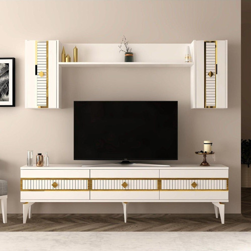 Norra 180 Cm Tv Üni̇Tesi̇ Beyaz-Altin