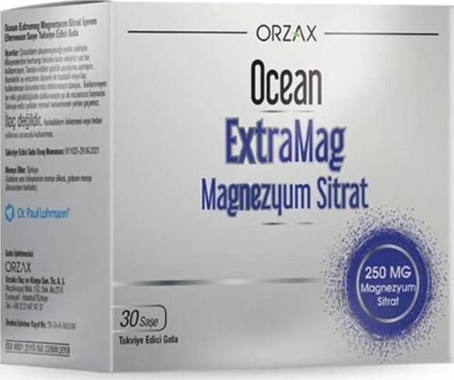 Ocean ExtraMag Magnezyum Sitrat Efervesan 30 Saşe