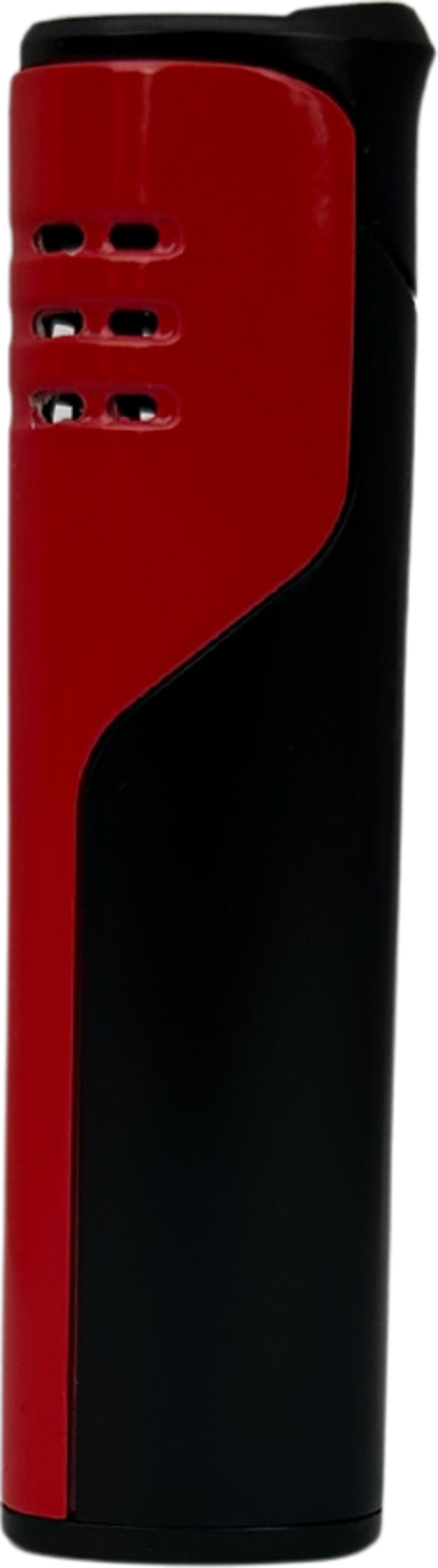 Tek Torch Pürmüz Kırmızı-Siyah Puro Çakmağı
