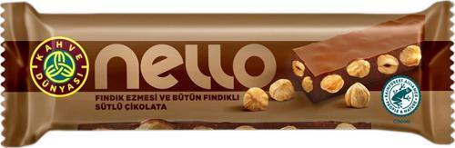 Fındık Ezmesi ve Bütün Fındıklı Sütlü Çikolata 33 gr