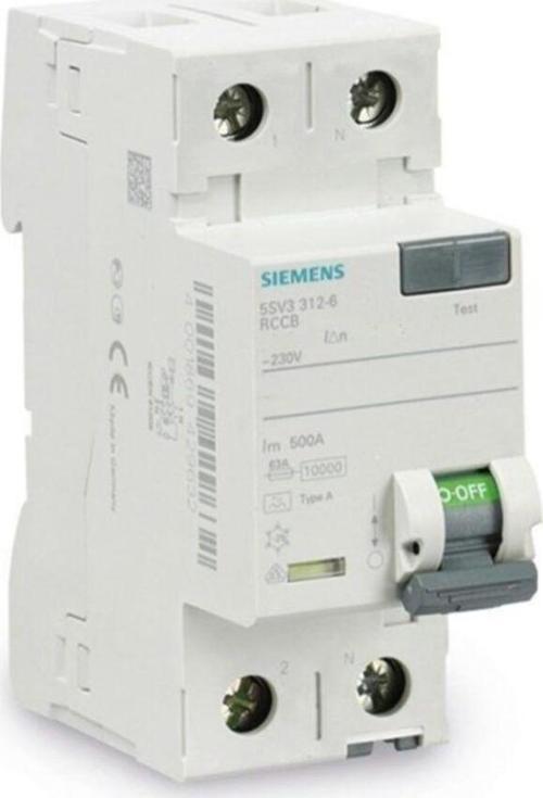 2X25 A 300 Ma Kaçak Akım Koruma Rölesi 5Sm1612-0