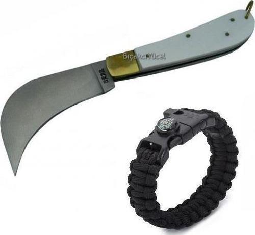 İsme Özel Kablo Çakısı Sedef sedef egri13-17 cm