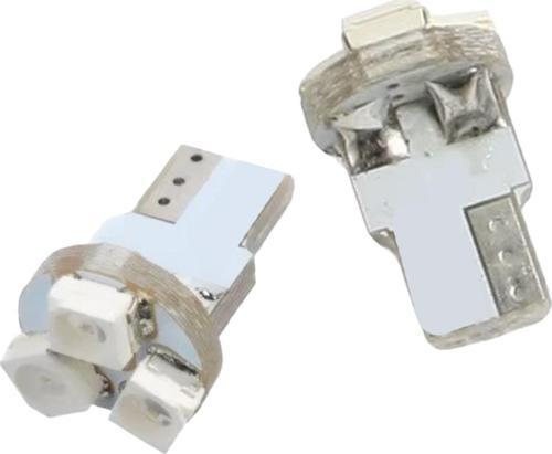 18 mm Dipsiz T5 3 Ledli Gösterge Park Lambası Mavi Renk Tüm Araçlar İle Uyumlu
