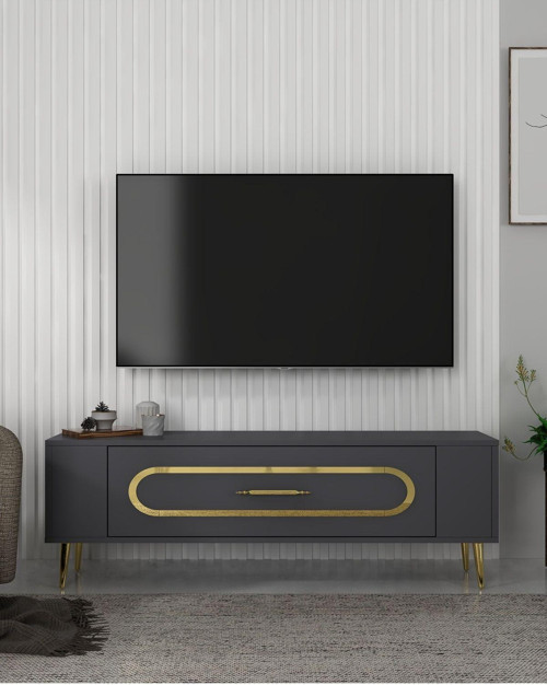 Retrop3Dd Tv Sehpasi Antrasi̇T-Altin