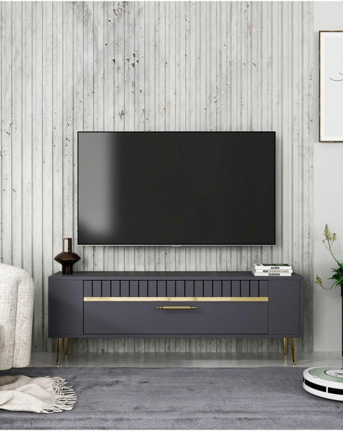 Retrolp1Dd Tv Sehpasi Antrasi̇T-Altin