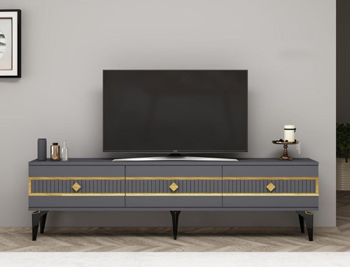 Novva 180 Cm Tv Sehpasi (Alt Modül) Antrasi̇T-Altin