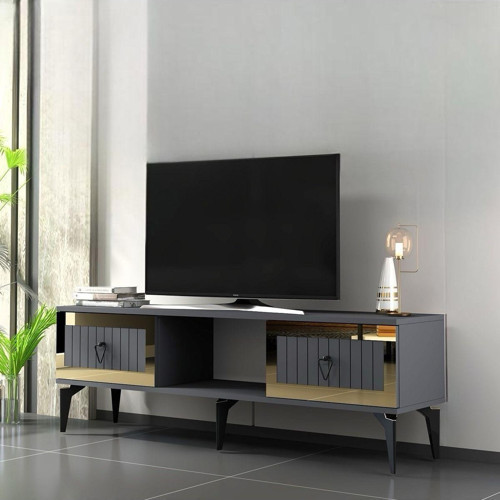 Li̇Nda Tv Sehpasi (Alt Modül) Antrasi̇T-Altin