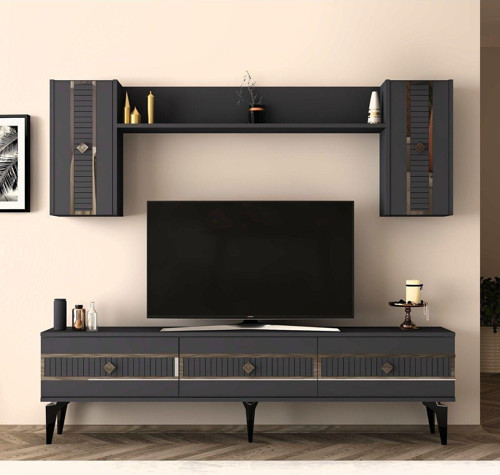 Norra 180 Cm Tv Üni̇Tesi̇ Antrasi̇T-Gümüş
