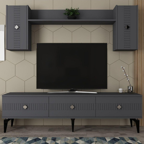 Mi̇Ddas 180 Cm Tv Üni̇Tesi̇ Takimi Antrasi̇T-Gümüş
