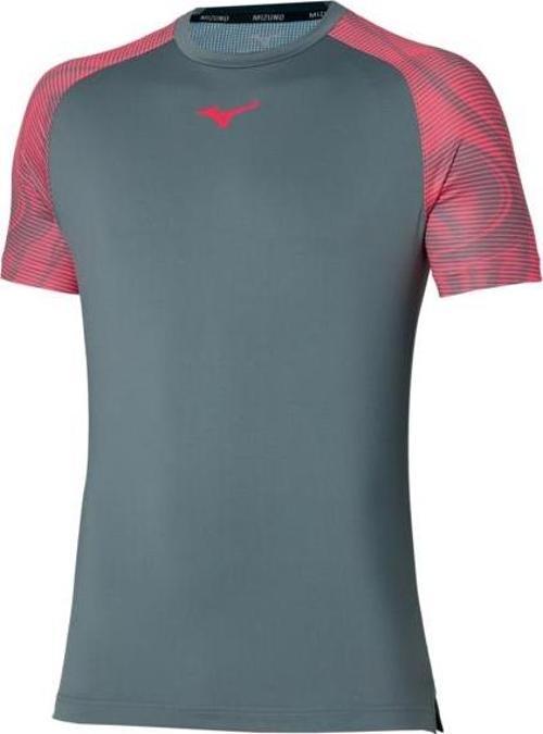 Charge Shadow Tee Erkek Tişört Gri / Kırmızı