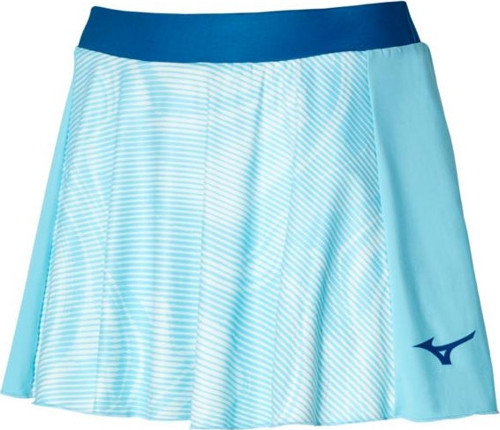 Charge Printed Flying Skirt Kadın Etek Mavi