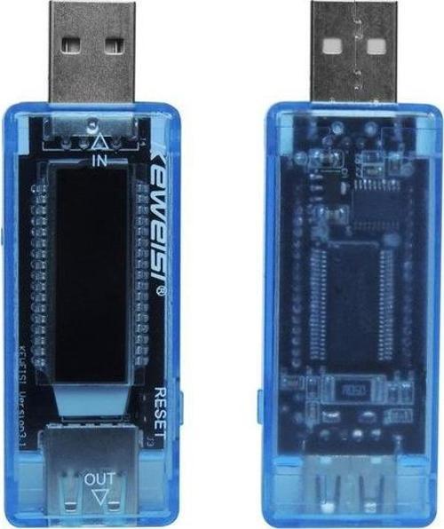 Keweisi USB Tester Akım Ölçer Voltmetre Ampermetre