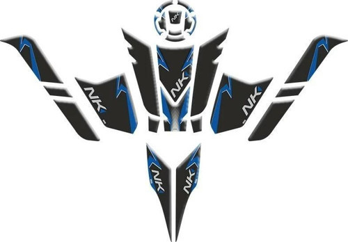 Tank Pad Seti 002 Siyah-mavi Cf Moto 250 Nk 2018-2023
