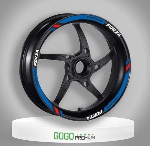 Jant Şeridi Mavi Honda Forza 250