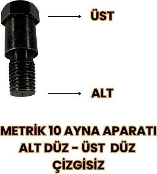 Ayna Aparatı Adaptörü Siyah +10 +10 (10mm Düzden 10mm Düze)