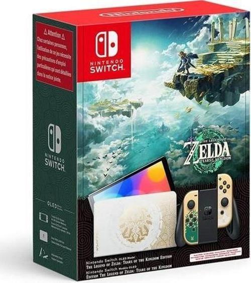 Switch Oled Zelda Tears Of The Kingdom Edition - G