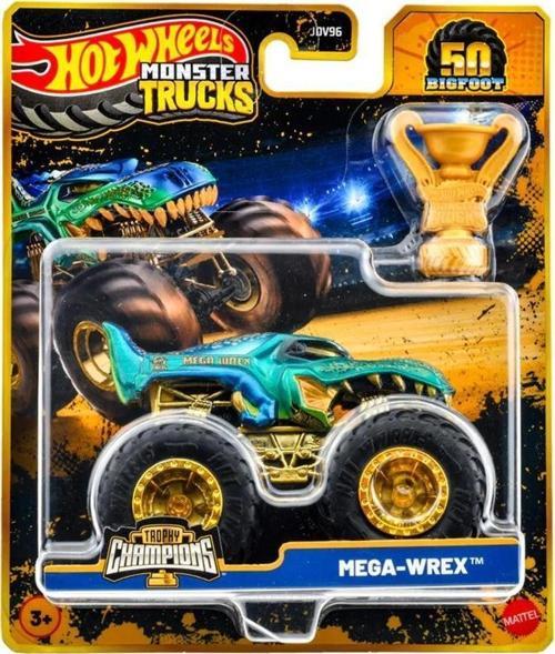 JDV96 Monster Trucks BIG FOOT TROPHY ŞAMPİYONLARI TEKLİ ARABA - MEGA-WREX JDW01