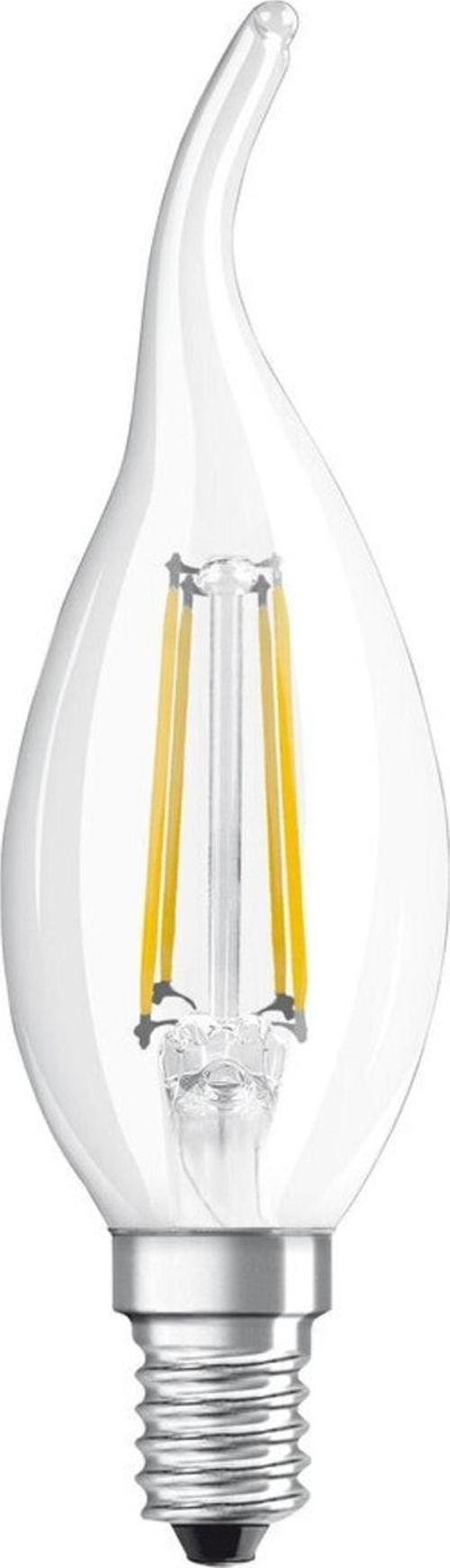 Led 4W 2700K 470lm E14 Duy Flamanlı Sarı Işık Ampul