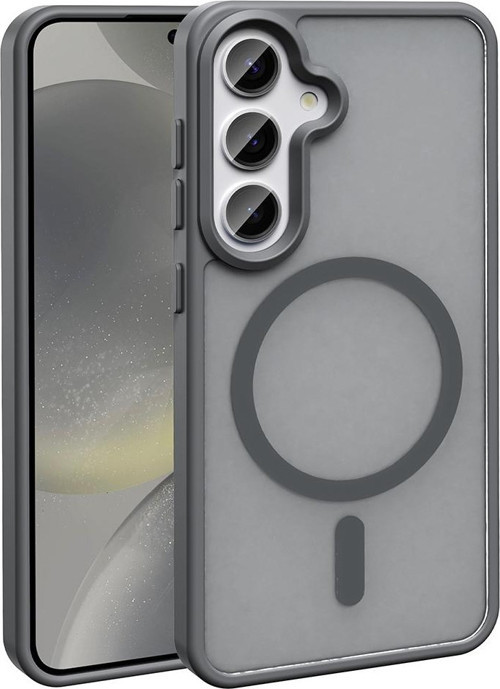 Galaxy S24 FE Kılıf Magsafe Şarj Özellikli Mat Arka Yüzey Sio Kılıf