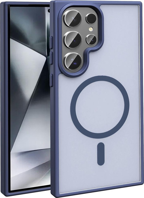 Galaxy S25 Ultra Kılıf Magsafe Şarj Özellikli Mat Arka Yüzey Sio Kılıf