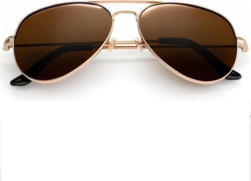 Tia Aviator Damla Model Metal Çerçeveli Rose_Kahve Erkek Güneş Gözlüğü