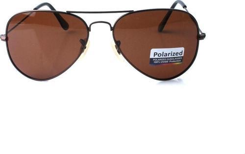 Polarize Kahverengi Aviator Damla Erkek Güneş Gözlüğü