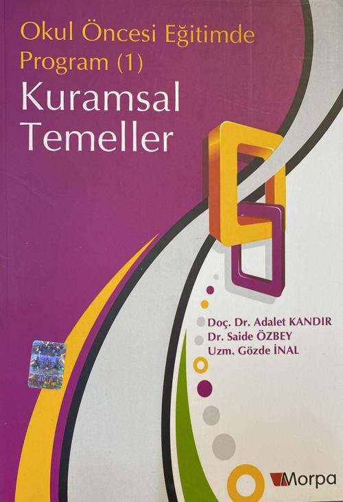 Okul Öncesi Eğitimde Program (1) Kuramsal Temeller