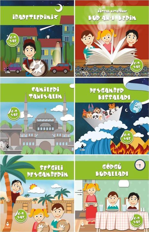 6-9 Yaş Evde Karakter Eğitimi Seti (6 Kitap)