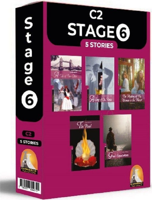 İngilizce Hikaye Stage 6 5’li Hikaye Seti Kutu Tanıtım (C2) Seviyelerinde
