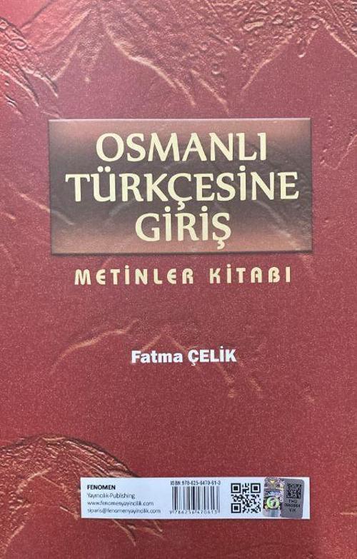 Osmanlı Türkçesine Giriş