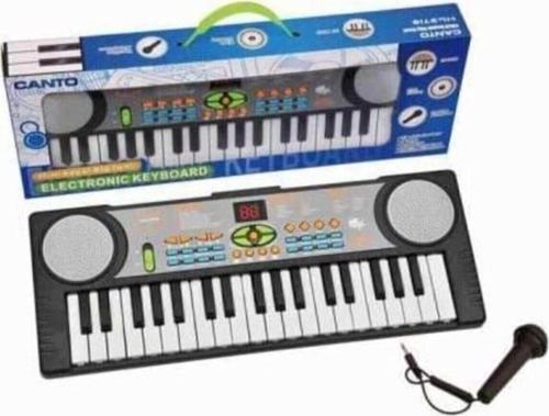 Oyuncak 37 Tuşlu Kutulu Mikrofonlu Karaoke Org - Çocuk Piyano Ilk Elektronik Piyanom