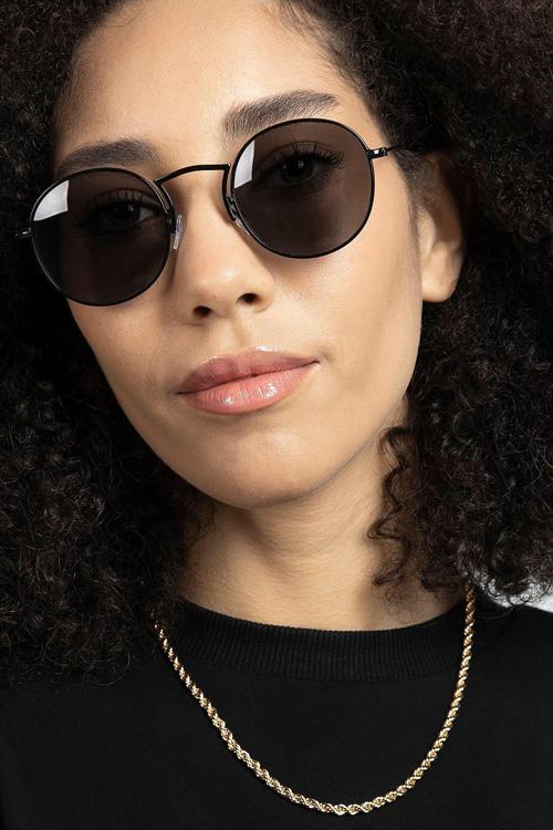 Round Metal Polarize Kadın Güneş Gözlüğü Pl22Kg013R001