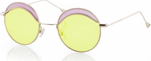 İki Renkli Yuvarlak Model Kadın Güneş Gözlüğü