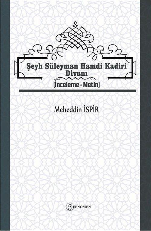 Şeyh Süleyman Hamdi Kadiri Divanı