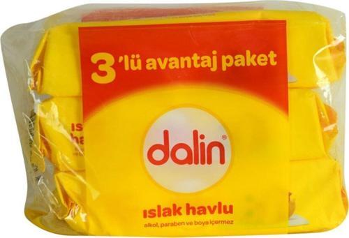 Klasik Islak Havlu Yumuşak Petek Doku Avantajlı Paket 3'Lü 168 Yaprak