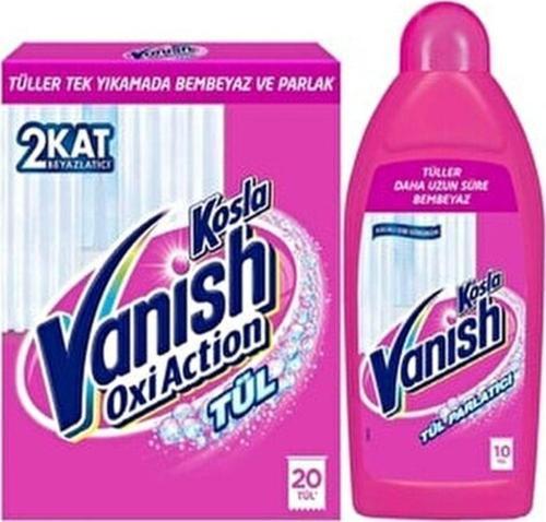 Vansih Kosla Gold Tül Temizleyici Toz 450 Gr + Parlatici 450 Ml
