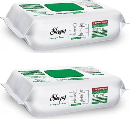 - Yüzey Temızlik Havlusu Easy Clean Beyaz Sabun 100Lü - 2 Paket