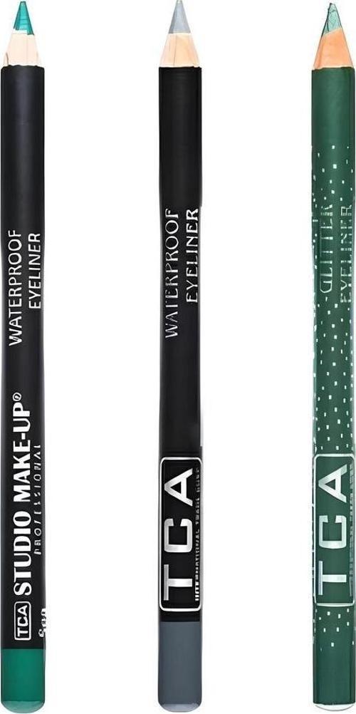 3 Farklı Renk Ultra Waterproof Eyeliner Göz Kalemi Seti