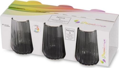nova kahve yanı su bardak - 6 lı kahve yanı su bardağı gri 420522