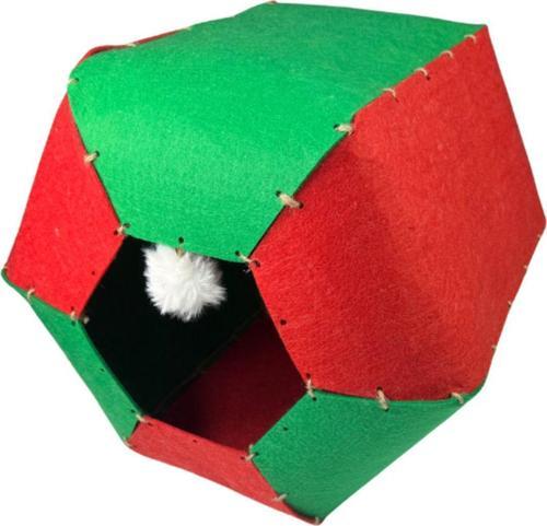 Yeni Yıl Temalı Kedi Evi